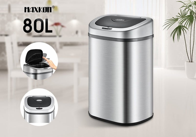 80L Rubbish Bin Motion Sensor Carousel 1