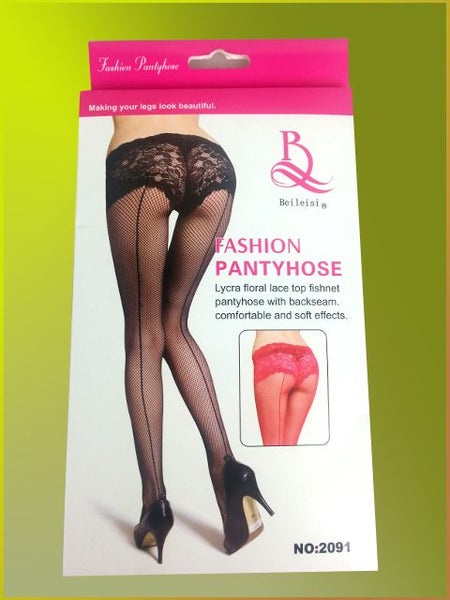 Fishnet pantyhose with backseam - Choose your colour! Carousel 1