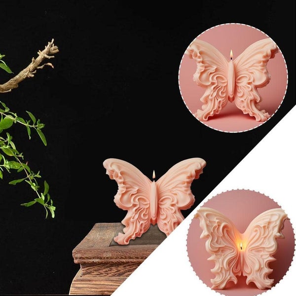 Creative Butterfly Silicone Candle Mold for DIY Aromatherapy Candle Plaster H2C3 Carousel 2