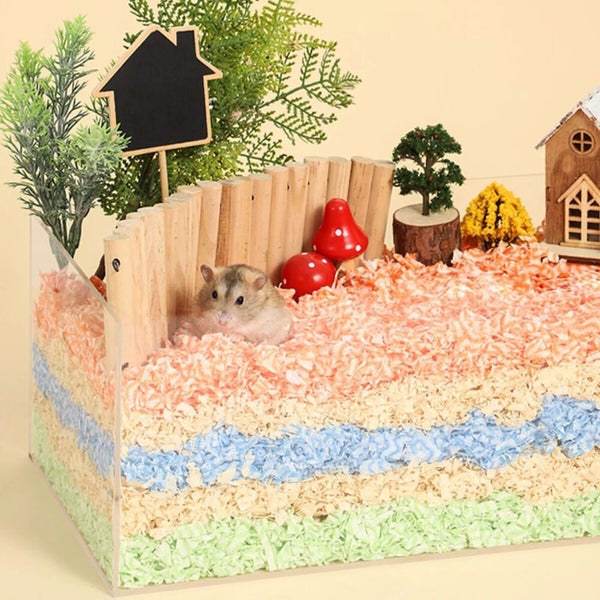 Hamster Bedding Dust-free Deodorant Shavings Golden Bear Totoro Winter Supplies Carousel 2