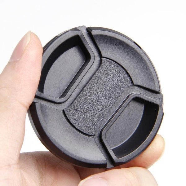 Portable 52mm Center Pinch Snap Front Lens Cap Cover for Came Carousel 1
