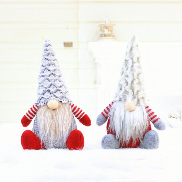 2Pcs Gnome Christmas Faceless Doll Merry Christmas Decorations Carousel 1