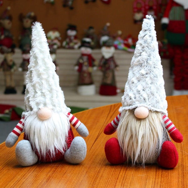 2Pcs Gnome Christmas Faceless Doll Merry Christmas Decorations Carousel 2