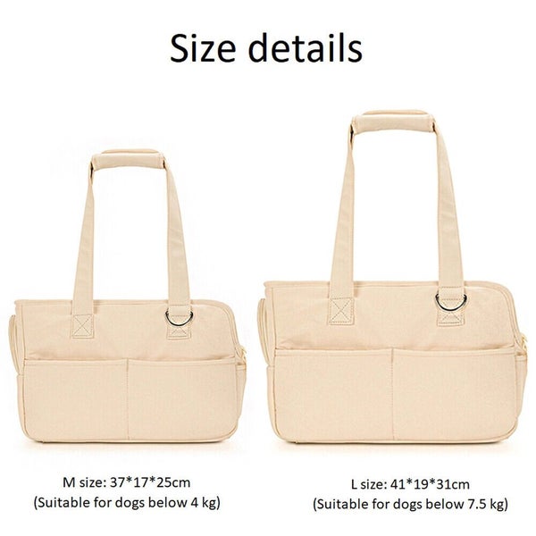Portable Cat Carry Handbag Outdoor Travel Pet Carrier Small Dog Carry Bag-Gray Carousel 2
