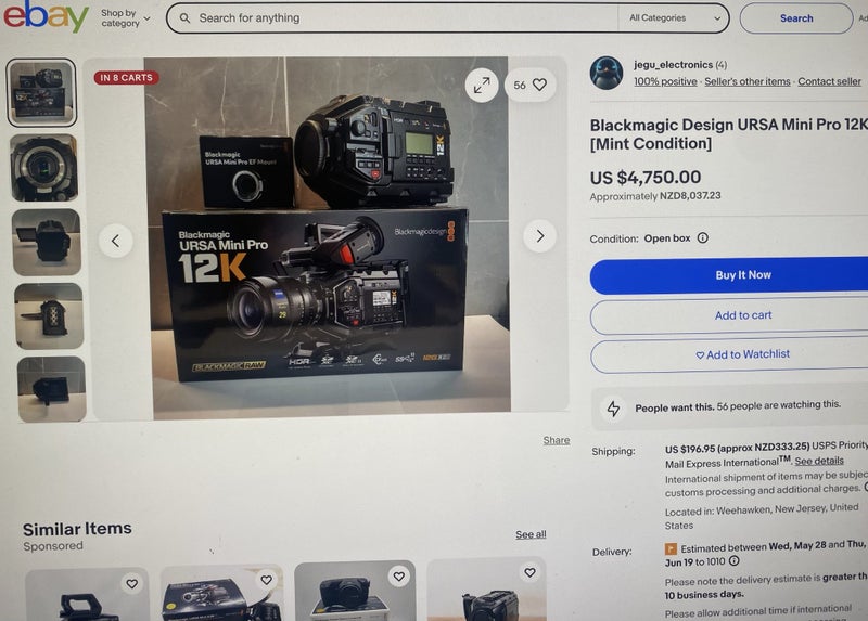 Blackmagic Ursa 12k pro mini Carousel 13