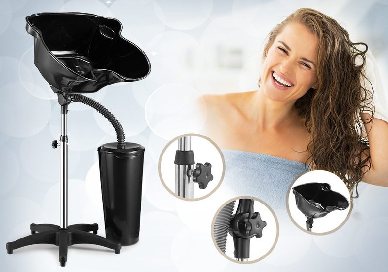 Mobile Salon Hair Basin Hair Wash Hairdressing Bowl Sink Carousel 2