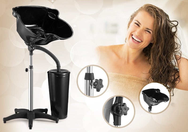 Mobile Salon Hair Basin Hair Wash Hairdressing Bowl Sink Carousel 1