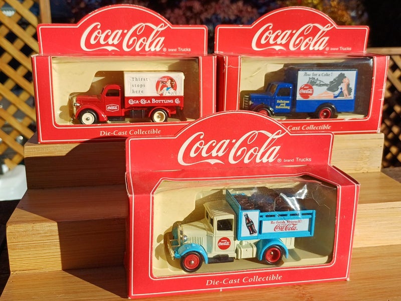 3x LLEDO - COCA-COLA DIE CAST MODELS - BOXED - MADE IN ENGLAND #2 Carousel 1