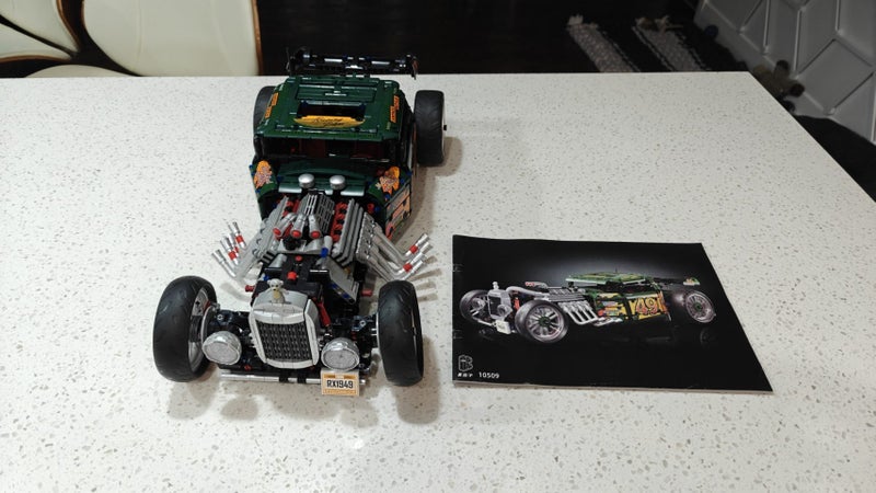 Classic Car Building Block Hot Rod 1949 KBOX 10509 2618pcs Carousel 5