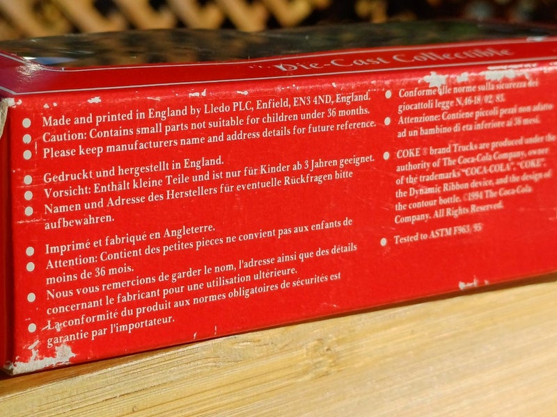3x LLEDO - COCA-COLA DIE CAST MODELS - BOXED - MADE IN ENGLAND #2 Carousel 8