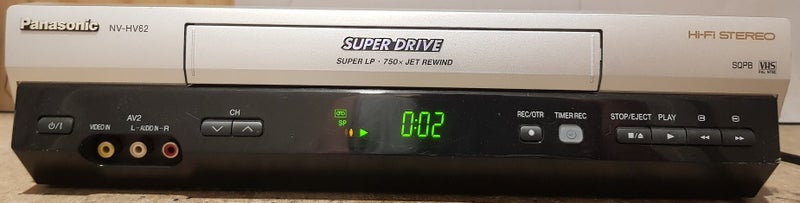 PANASONIC VHS NV-HV62 Carousel 1
