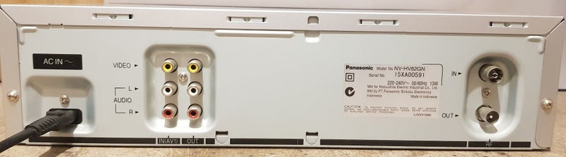 PANASONIC VHS NV-HV62 Carousel 2