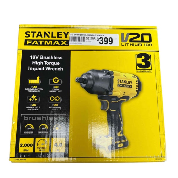 STANLEY IMPACT WRENCH SFMCF940B Carousel 1