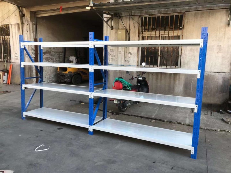 4m Long Black Racking Storage Shelving 4m L x 2m H x 0.6m D Premium Quality. Carousel 4