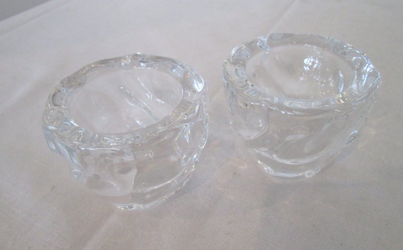 Two Nachtmann Glass Candle Holders Carousel 1