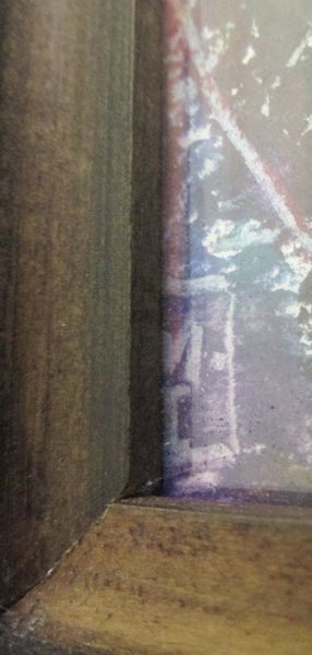 May Iremonger oil pastel drawing 'Gothic' 1994 Carousel 2