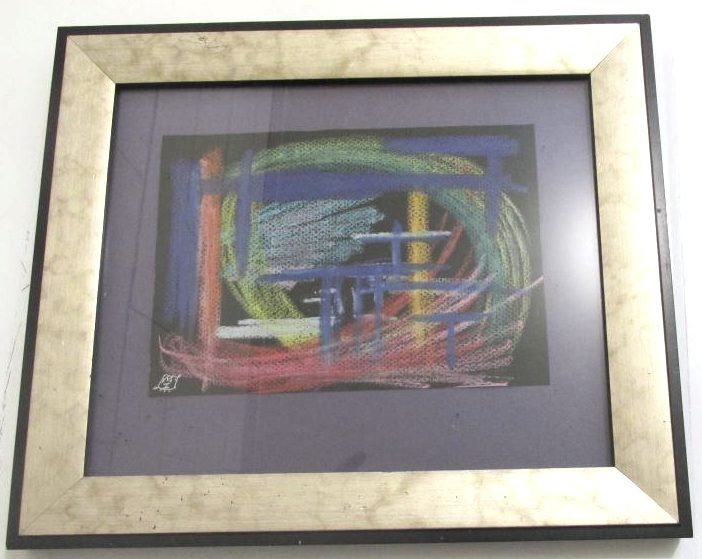 May Iremonger oil pastel drawing 'Bethlehem' 2005. Carousel 1