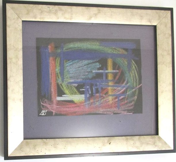 May Iremonger oil pastel drawing 'Bethlehem' 2005. Carousel 4