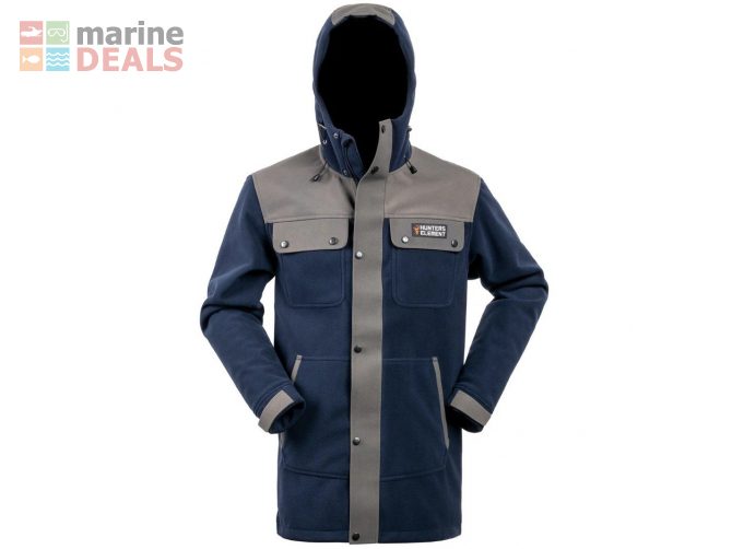 Hunters Element Full Zip Bush Coat Jacket Navy/Sl… Carousel 1