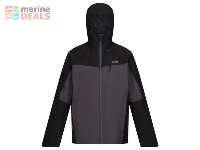 Regatta Birchdale Mens Waterproof Jacket Ash Blac… Carousel 1