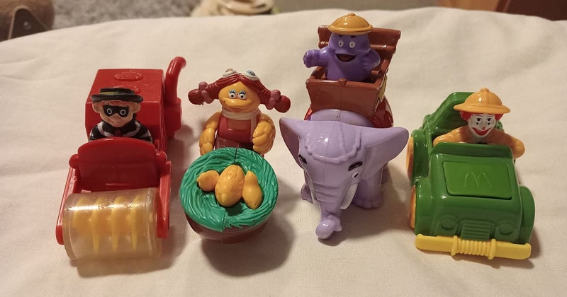Bulk McDonald's Safari & Mcfarm Ronald Birdie Grimace Hamburglar Carousel 1
