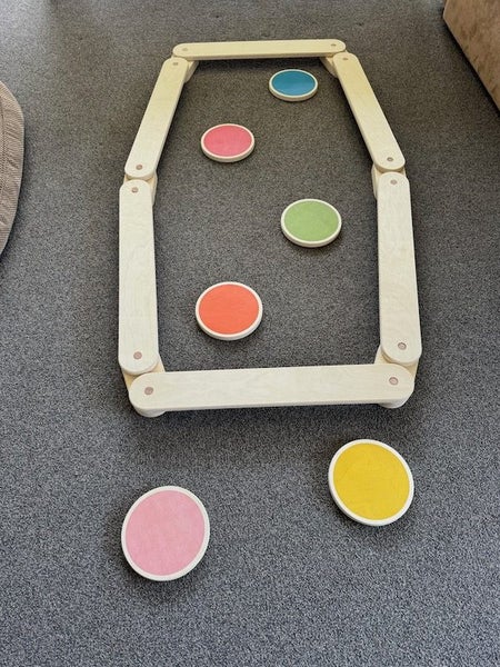 New Wooden Balance Beam Carousel 1