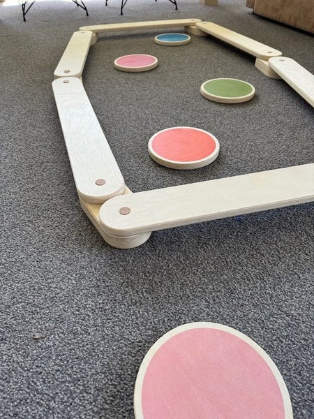 New Wooden Balance Beam Carousel 2