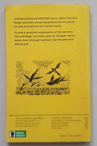 Willard Price: UNDERWATER ADVENTURE (1973, pbk) Carousel 2