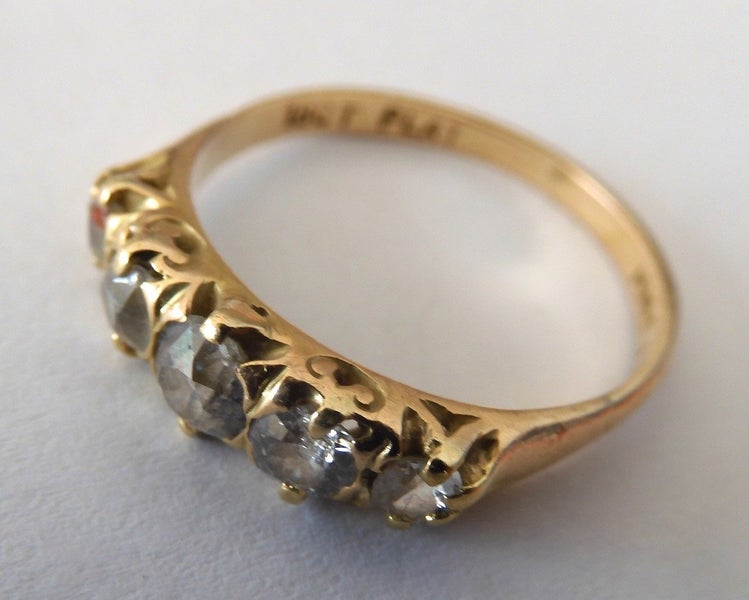 Hand-made 18ct yellow gold London Bridge Coronet ring Carousel 1