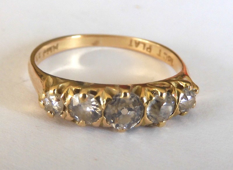 Hand-made 18ct yellow gold London Bridge Coronet ring Carousel 2