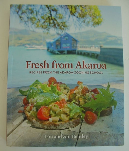Akaroa Harbour Limited Ed Print Ellen Bush 1995 + Cooking School Recipe Book Carousel 2