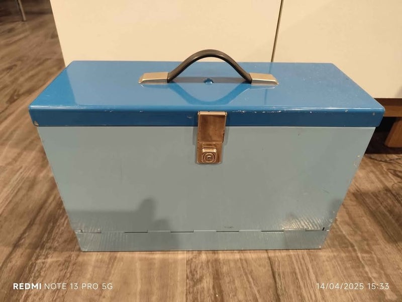 Security File Cabinet - Steel Concertina Drop Front - File Master Carousel 4