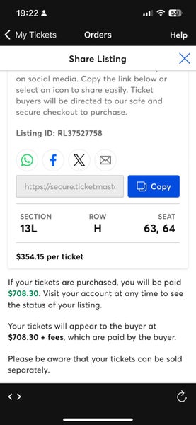 2x ZZ Top Auckland Premium Front Row Tickets - Sat. 17th May Carousel 5
