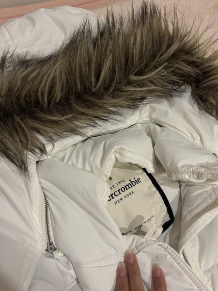 Abercrombie & Fitch Fur lined puffer hoodie Carousel 2