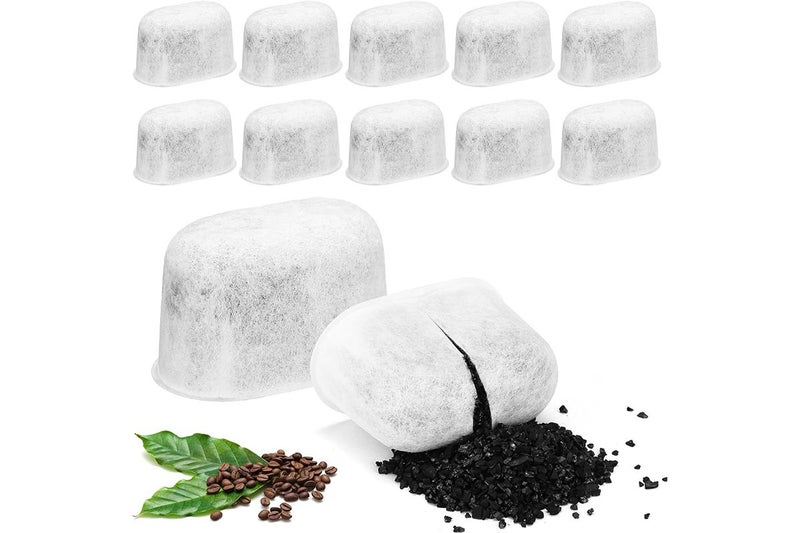12Pcs Coconut Shell Charcoal Replacement Water Filters for Breville Keurig Carousel 1