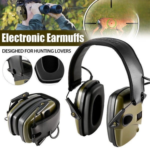 Electronic Earmuffs Ear Muffs Impact Shooter Outdoor Headphone Sports Safety Carousel 1