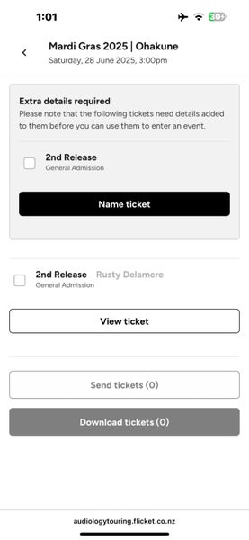 Mardi Gras Ohakune Tickets x2 Carousel 2