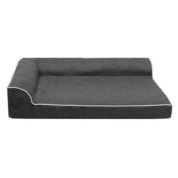Orthopedic Dog Bed L Grey Carousel 2