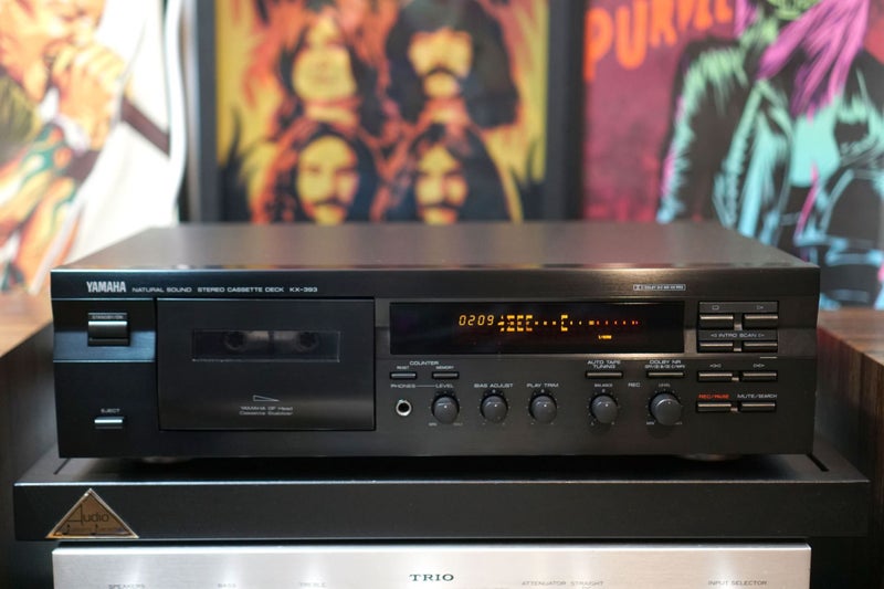 Yamaha Natural Sound KX-393 Cassette Deck with Auto Search, Dolby B/C & MPX Carousel 2