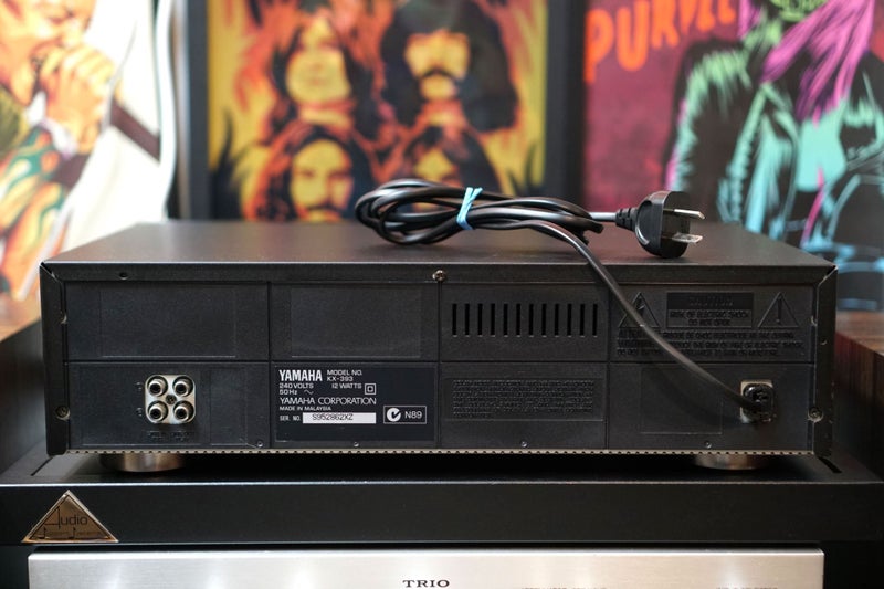 Yamaha Natural Sound KX-393 Cassette Deck with Auto Search, Dolby B/C & MPX Carousel 8
