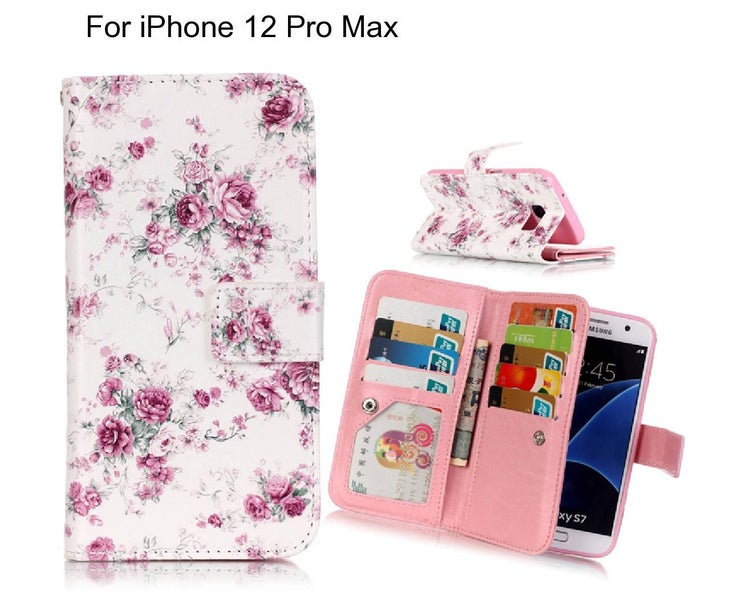 iPhone 12 Pro Max case Multifunction wallet leather case Carousel 1