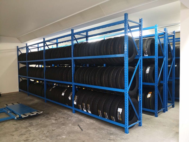 Car Tyre Racking 2x2x0.6m <3 Tiers> Carousel 2