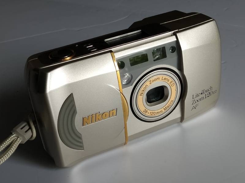 Nikon Zoom 120 ED Lite ED Touch 35 MM Film Camera With Manual + Case Carousel 2