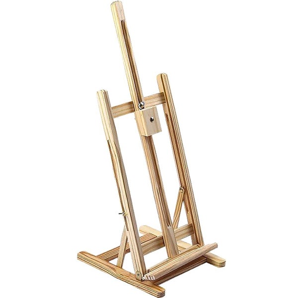 Tabletop Easel Wood Studio H-frame Artist Art Display Painting Shop Tripod Stand64406979926659110