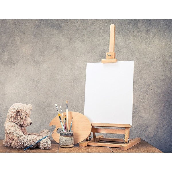 Tabletop Easel Wood Studio H-frame Artist Art Display Painting Shop Tripod Stand64406979926659111