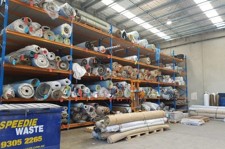 Carpet Racking / Carpet Rack / Carpet Racks / vinyl Racking Carousel 1