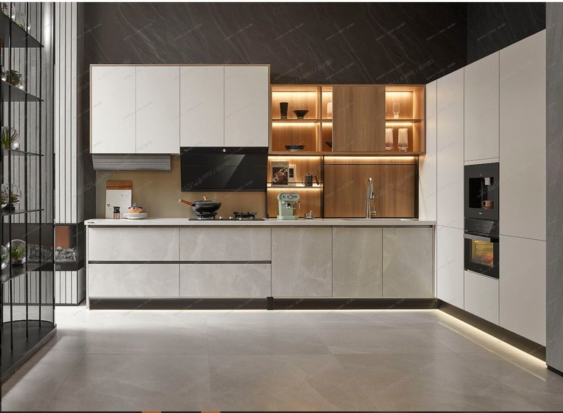 Modern Design Complete Kitchen Cabinets ( Quartz Stone Bench Top included) Carousel 1