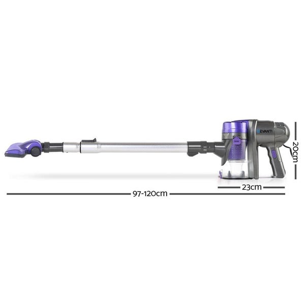 Devanti Corded Handheld Bagless Vacuum Cleaner - Purple and Silver Carousel 2