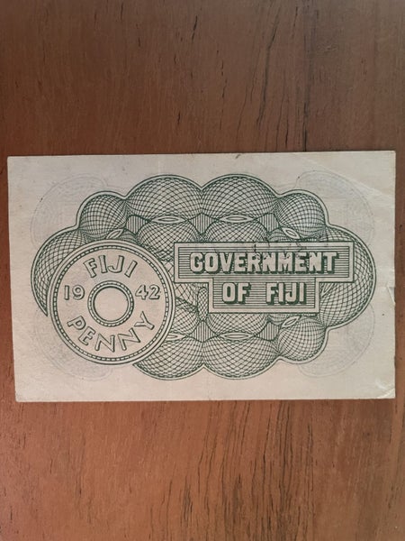 Fiji 5 Shillings 1935, 5 Shillings 1940 and One Penny 1942 (#8) Carousel 2