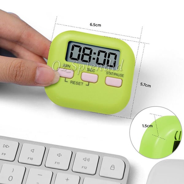 Magnetic Kitchen Timer Digital Alarm Count Down Cook Sport Clock Stick Large Carousel 2